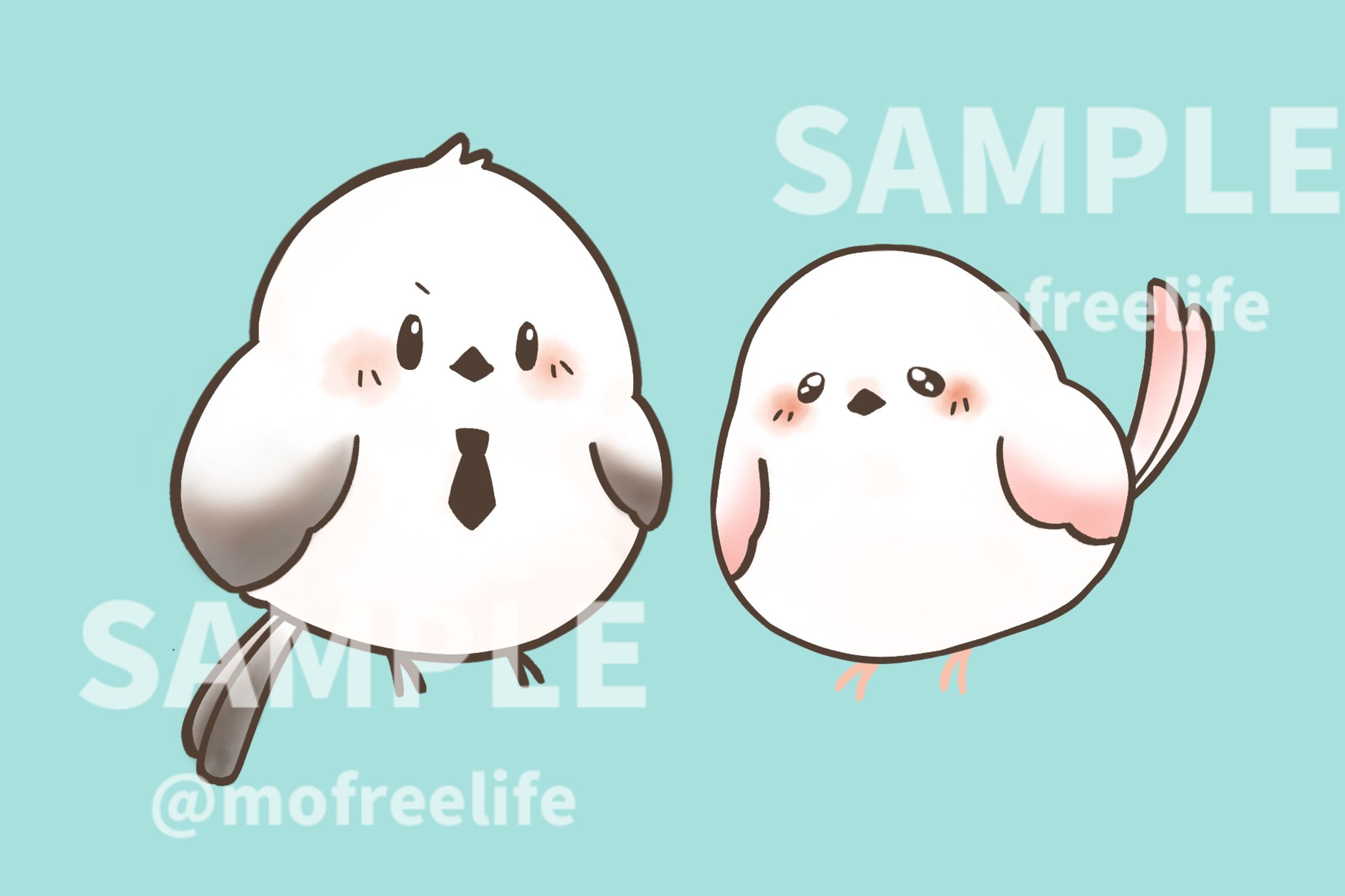 【オーダーイラスト】SNSキャラクター（動物）-1