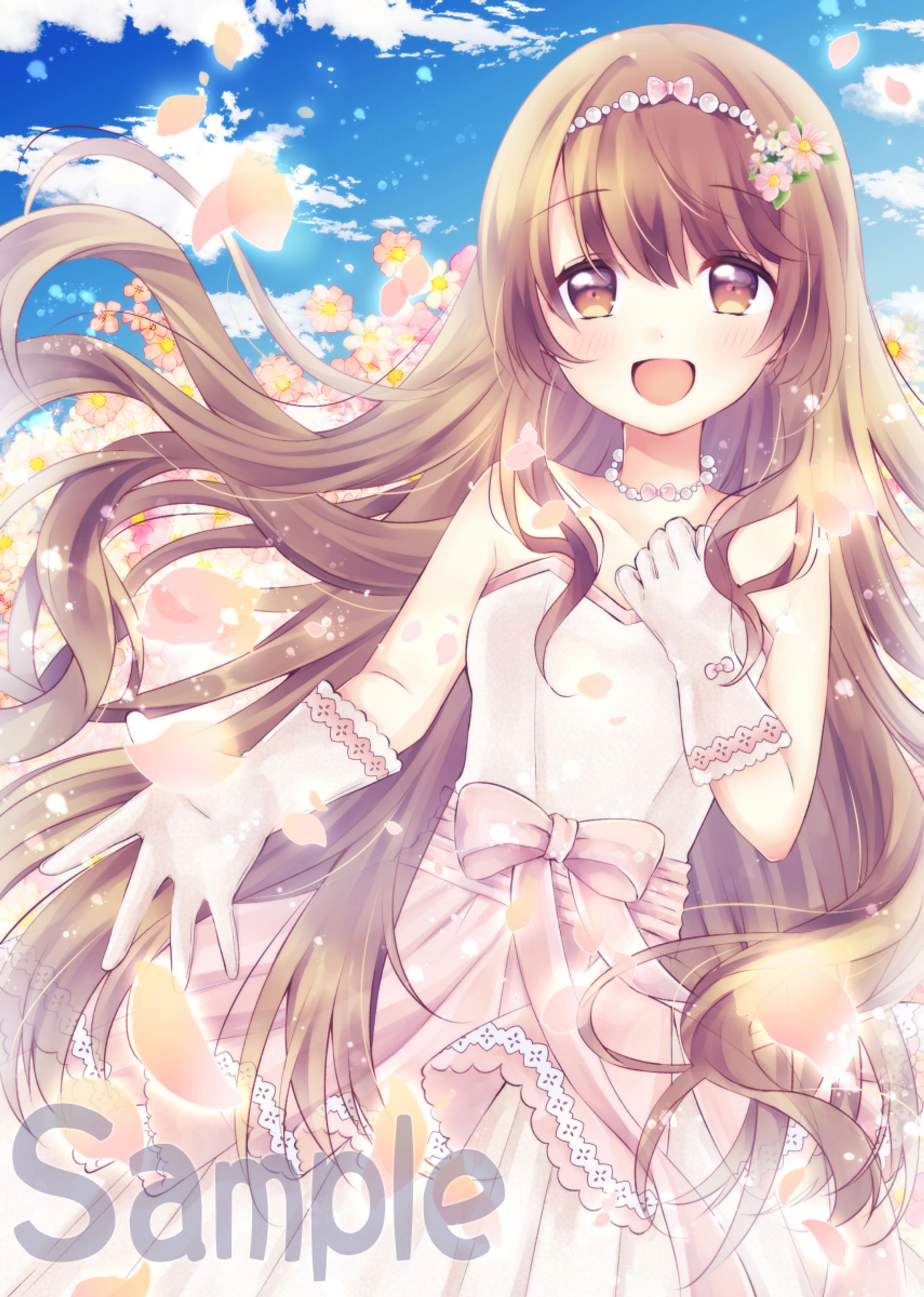 ウェデングドレスの女の子-1