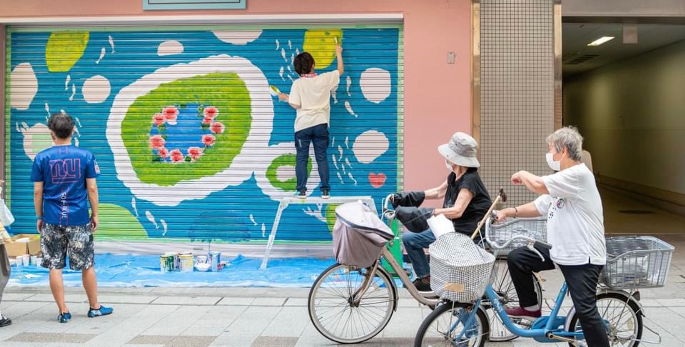 シャッターアート：大正筋シャッターアートプロジェクト-1