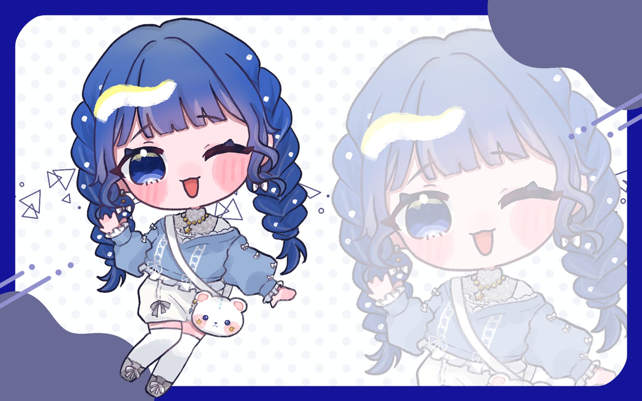 【commission】ミニキャライラスト-1