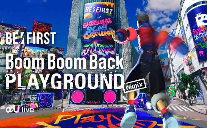 Boom Boom Back PLAYGROUND remix　キャラクターモデル制作