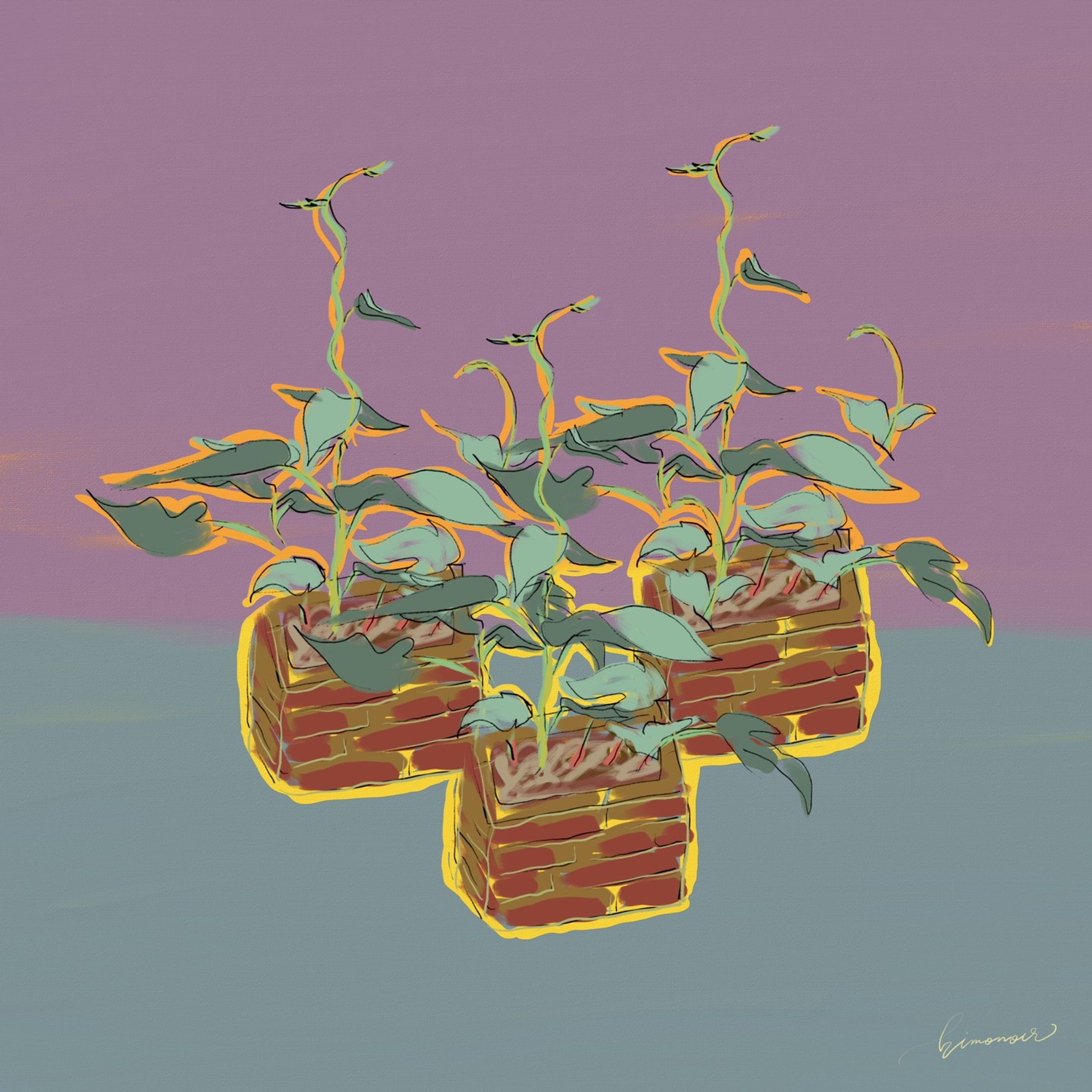 ・

Morning glory
あさがお　いろあそび

朝顔のタネを植えたら
毎日すごい勢いで成長していく
そんな姿が子供と重なり
同時に自分は毎日成長できているのだろうかとふと思う

大人になって
成長することを
忘れた日々もあったけど
何かを感じて成長を続ける
そういう日々を送っていきたい

#art
#drawing
#fresco
#flowers
#textiles
#nft
#metaverse
#morningglory
#花
#イラスト
#絵本
#挿絵
#テキスタイル
#生地
#朝顔-1