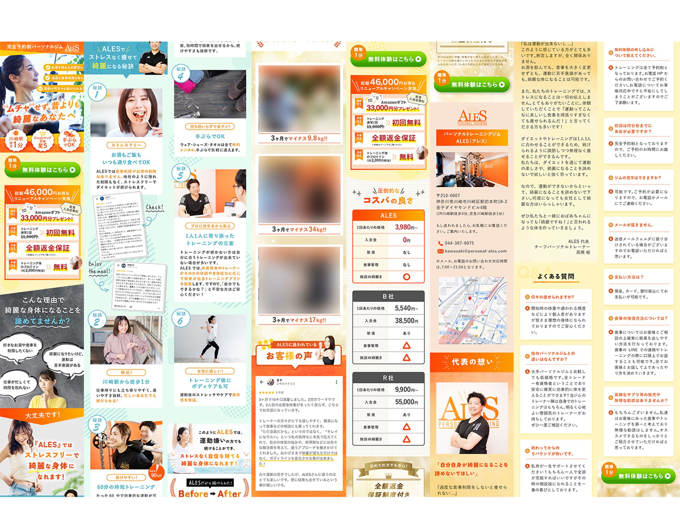 パーソナルジムALES様　LP-1