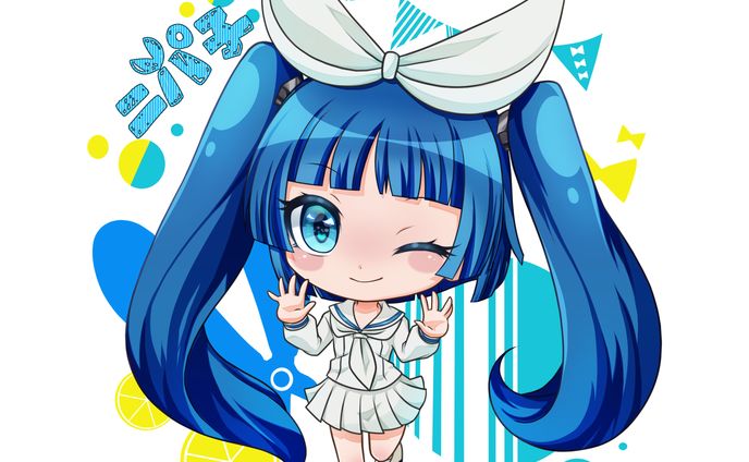 ニパ子Tシャツデザイン