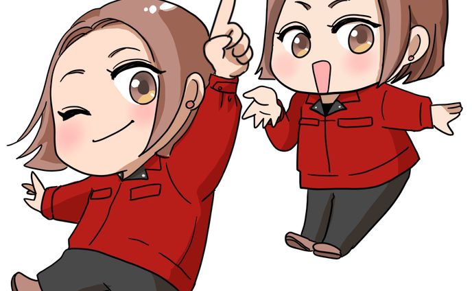 ミニキャラ　カットイラスト