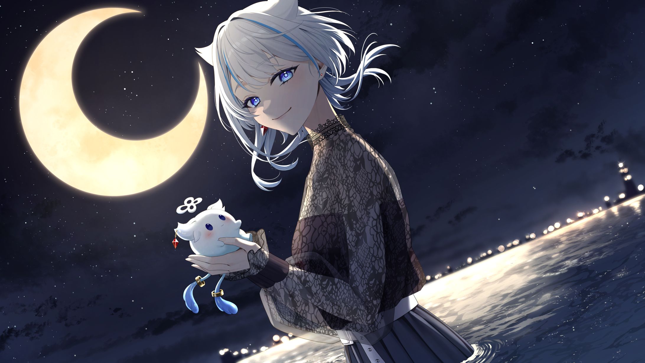 風海ルツネ様　歌ってみたMV・グッズ用イラスト-1