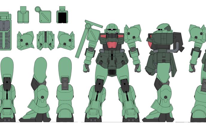 アートディレクター、ガンダム