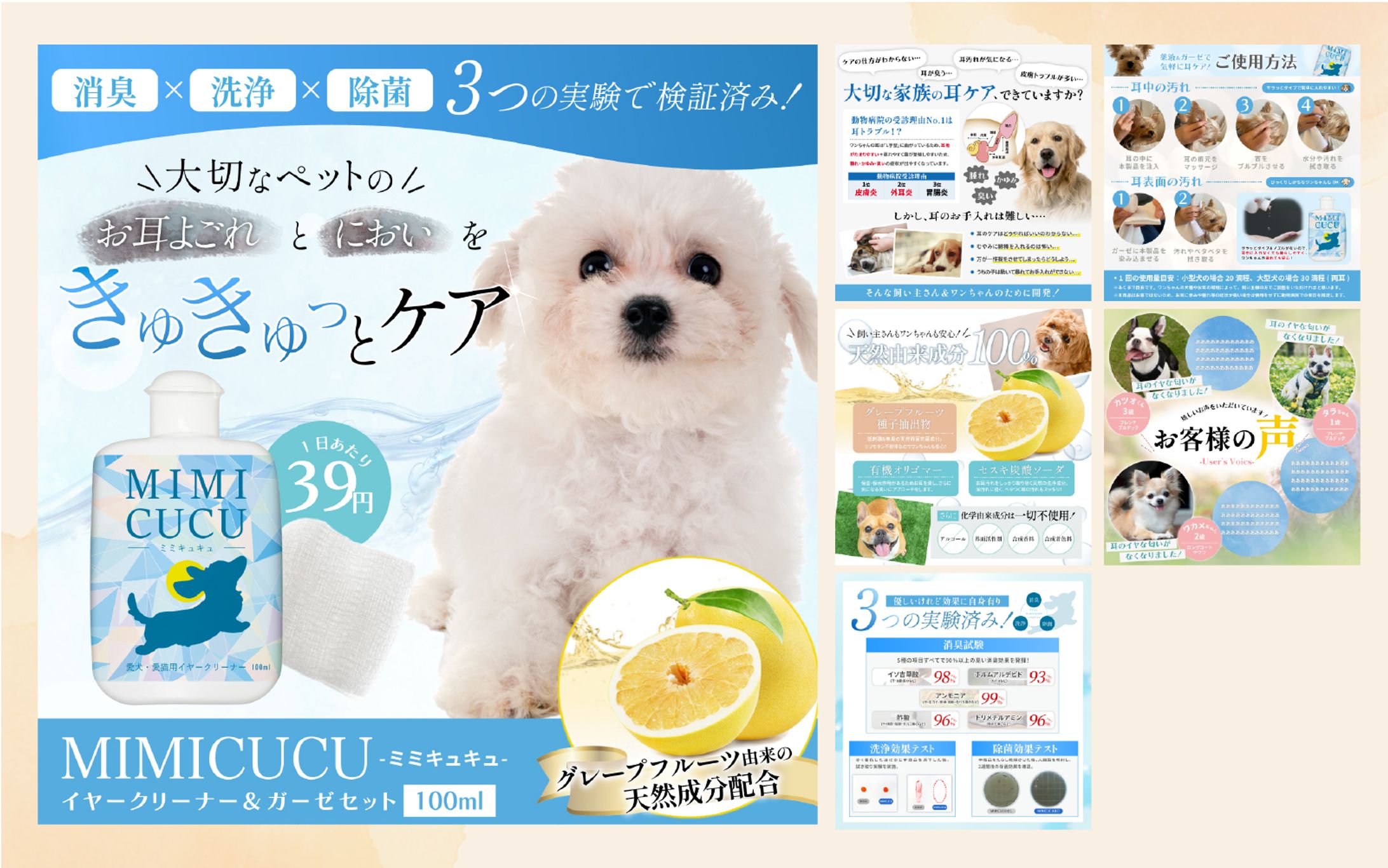 イヤークリーナー商品カタログデザイン-1