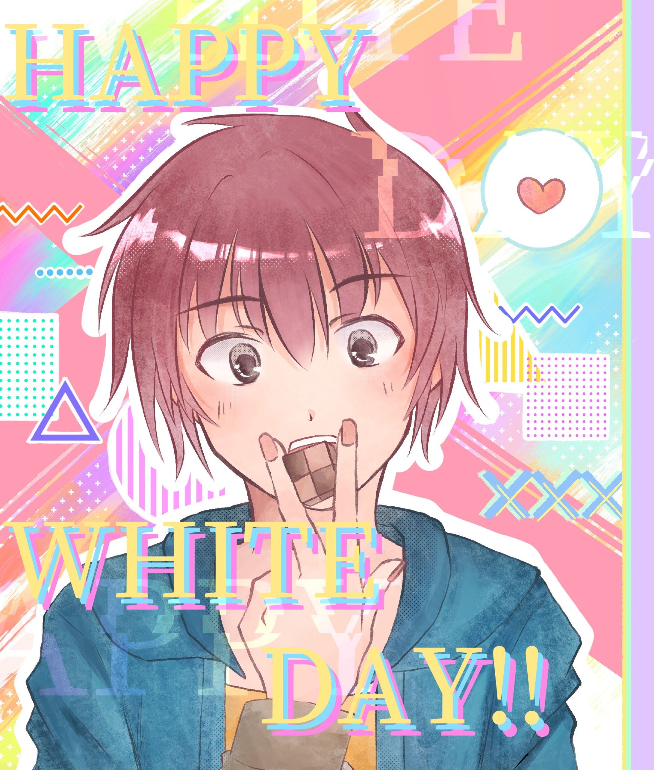 二次創作 ホワイトデーイラスト-1