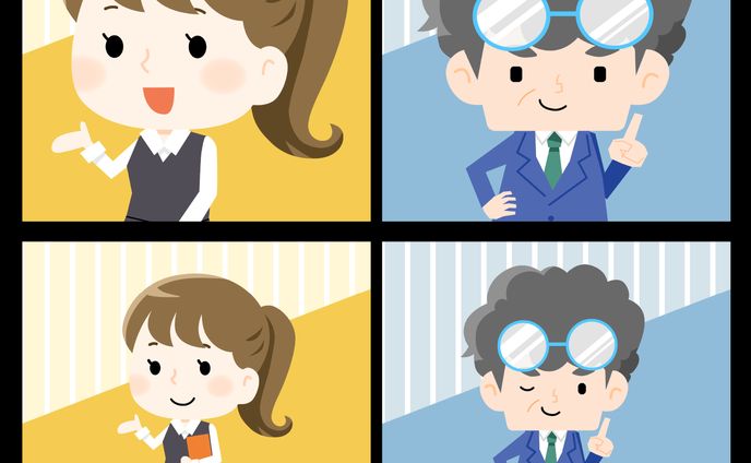 会社の女性と上司