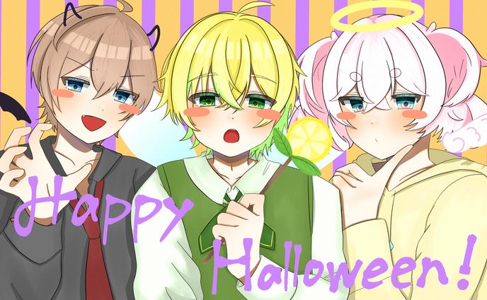 2ハロウィンイラスト SIZU,Lemon,wqtagashi