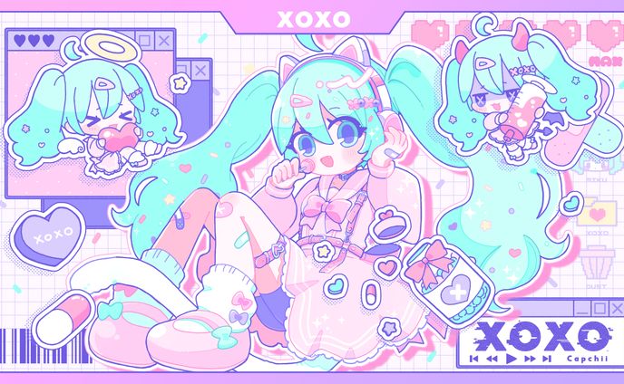 【お仕事】『xoxo』 MVイラスト