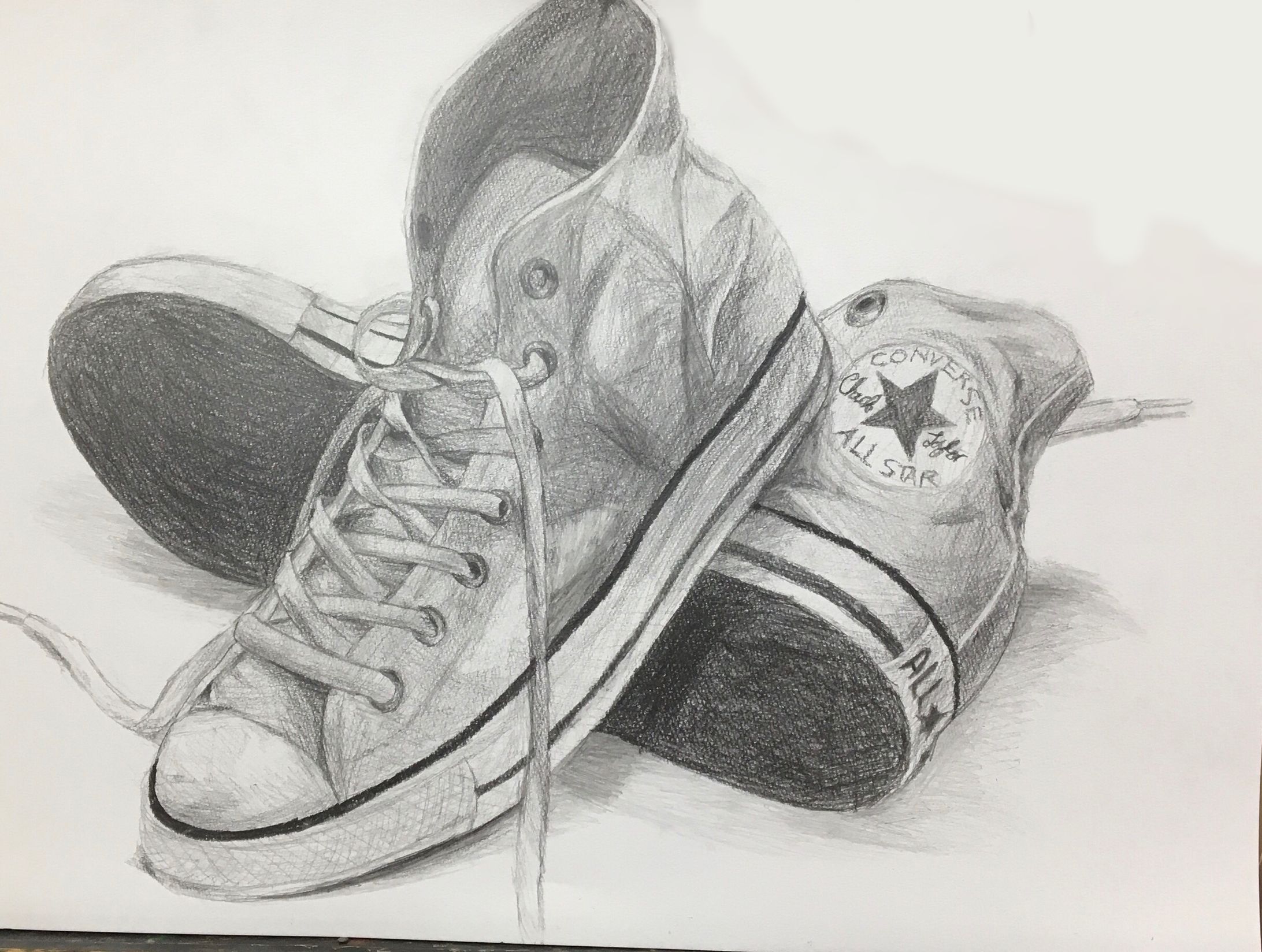 靴のデッサン（2019/8/23作成）-1