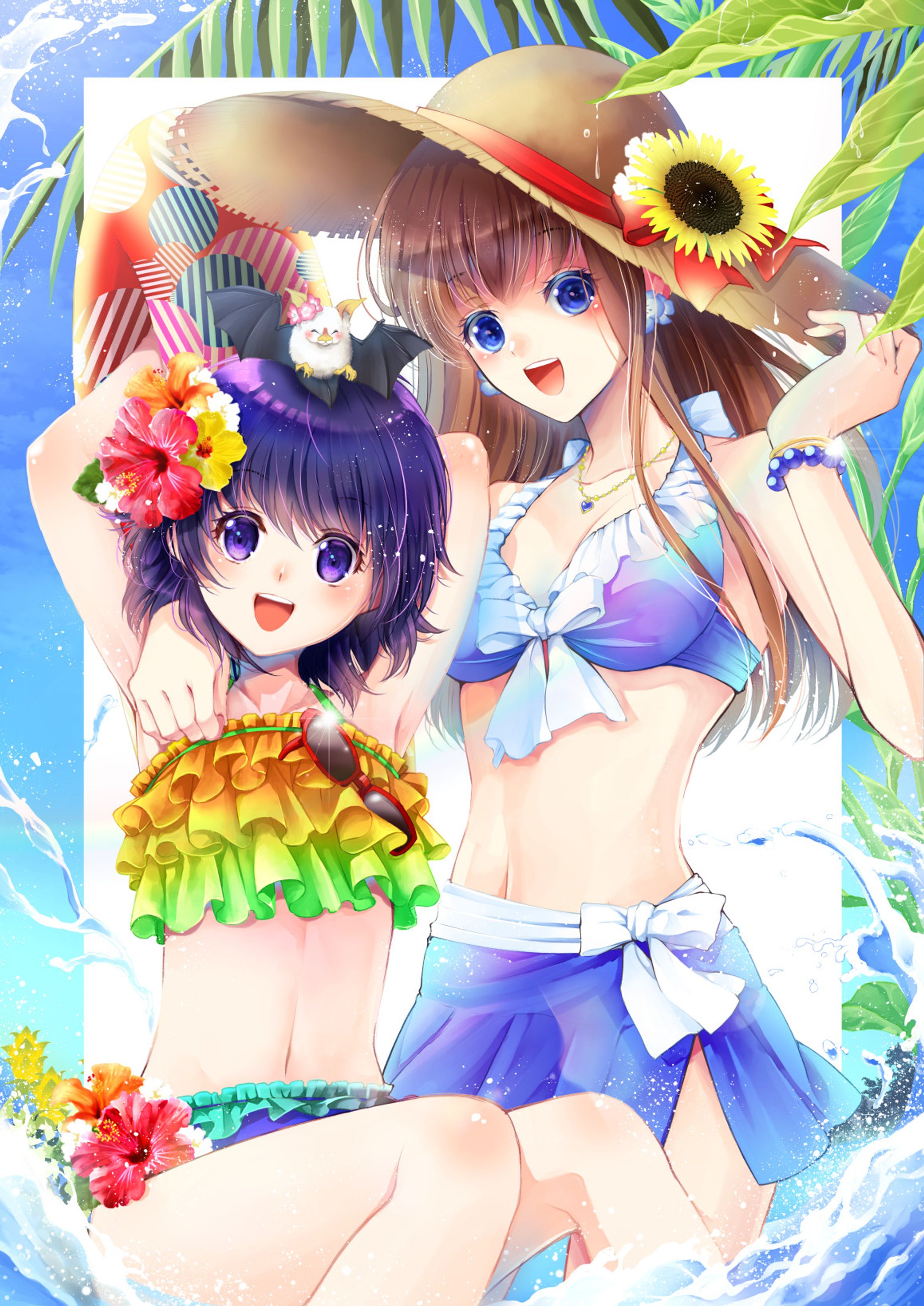 残暑見舞いイラスト-1