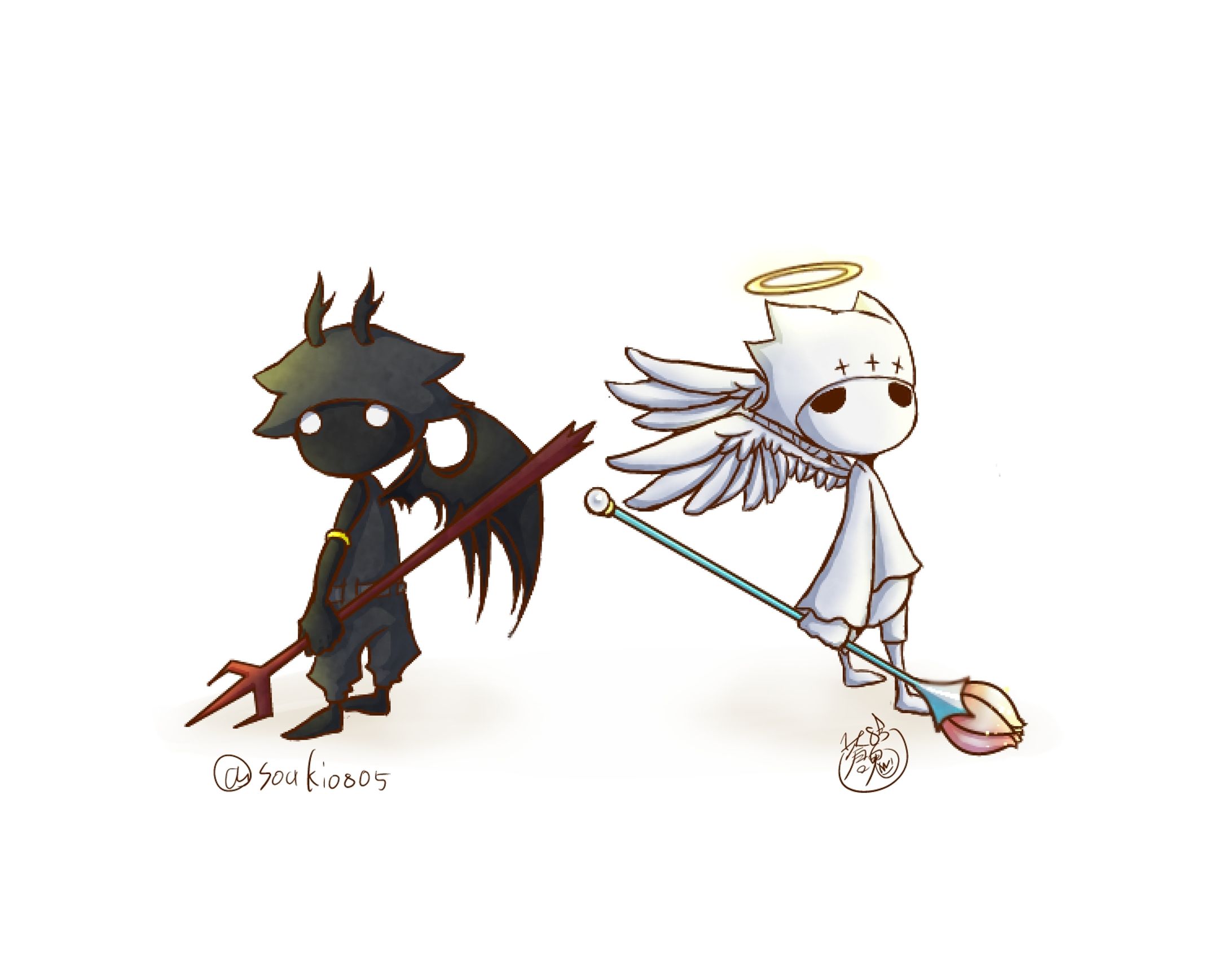 悪魔と天使のモンスター-1