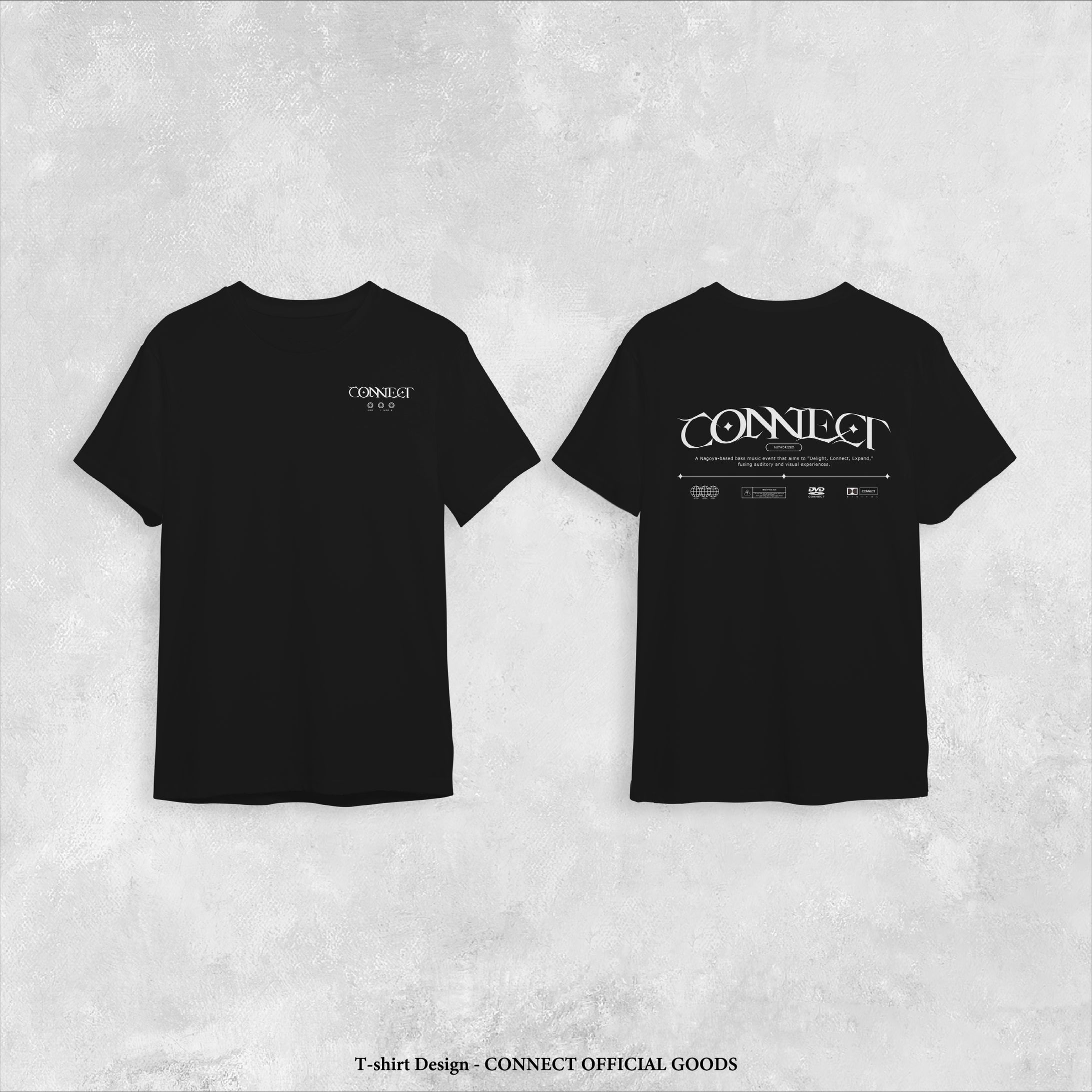 【Tシャツデザイン】CONNECT OFFICIAL GOODS-1