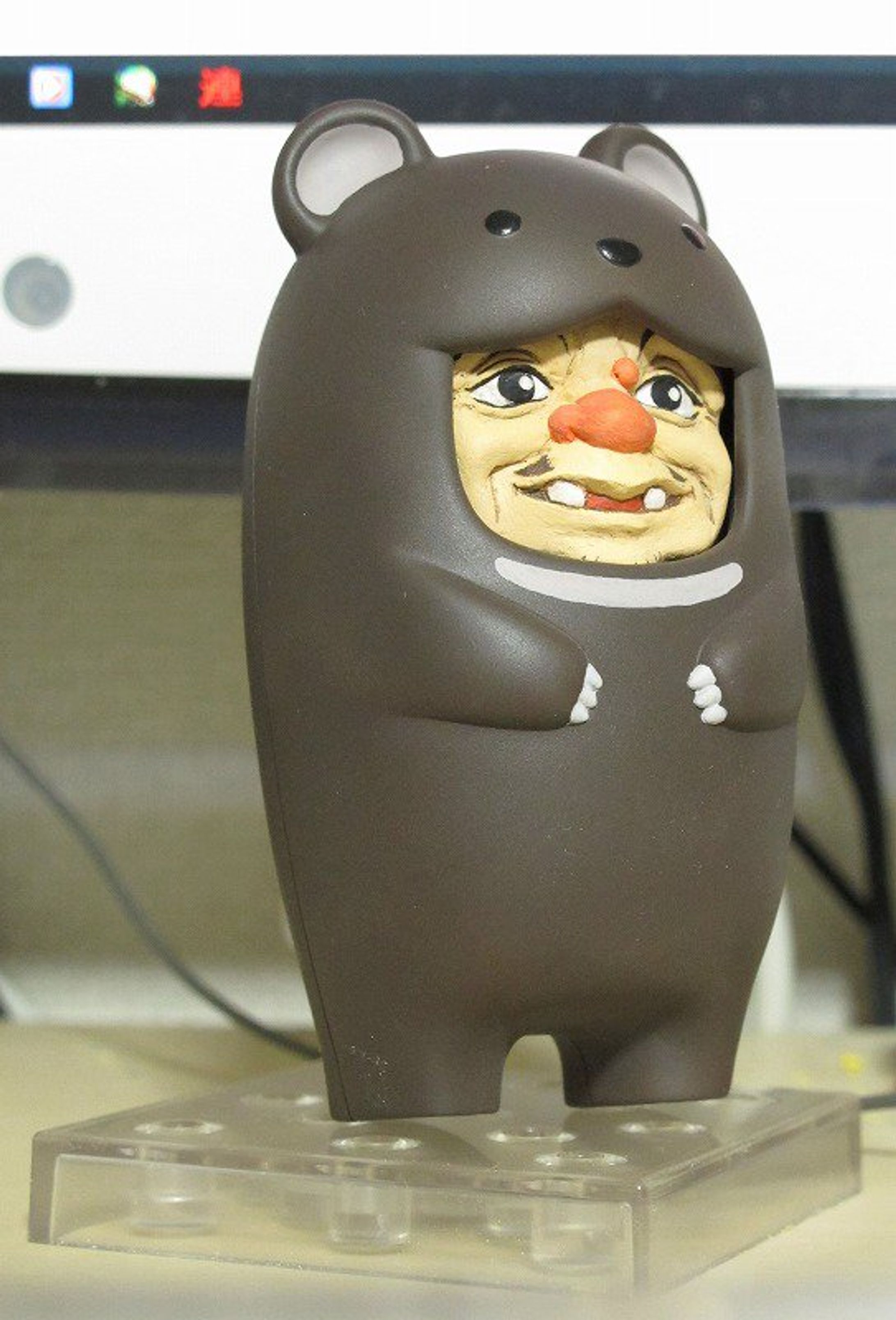 【趣味制作】ねんどろいど面相チャレンジ「ジコ坊」-1