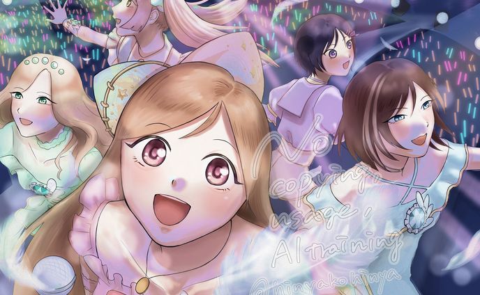 1枚絵 アイドルコンサート
