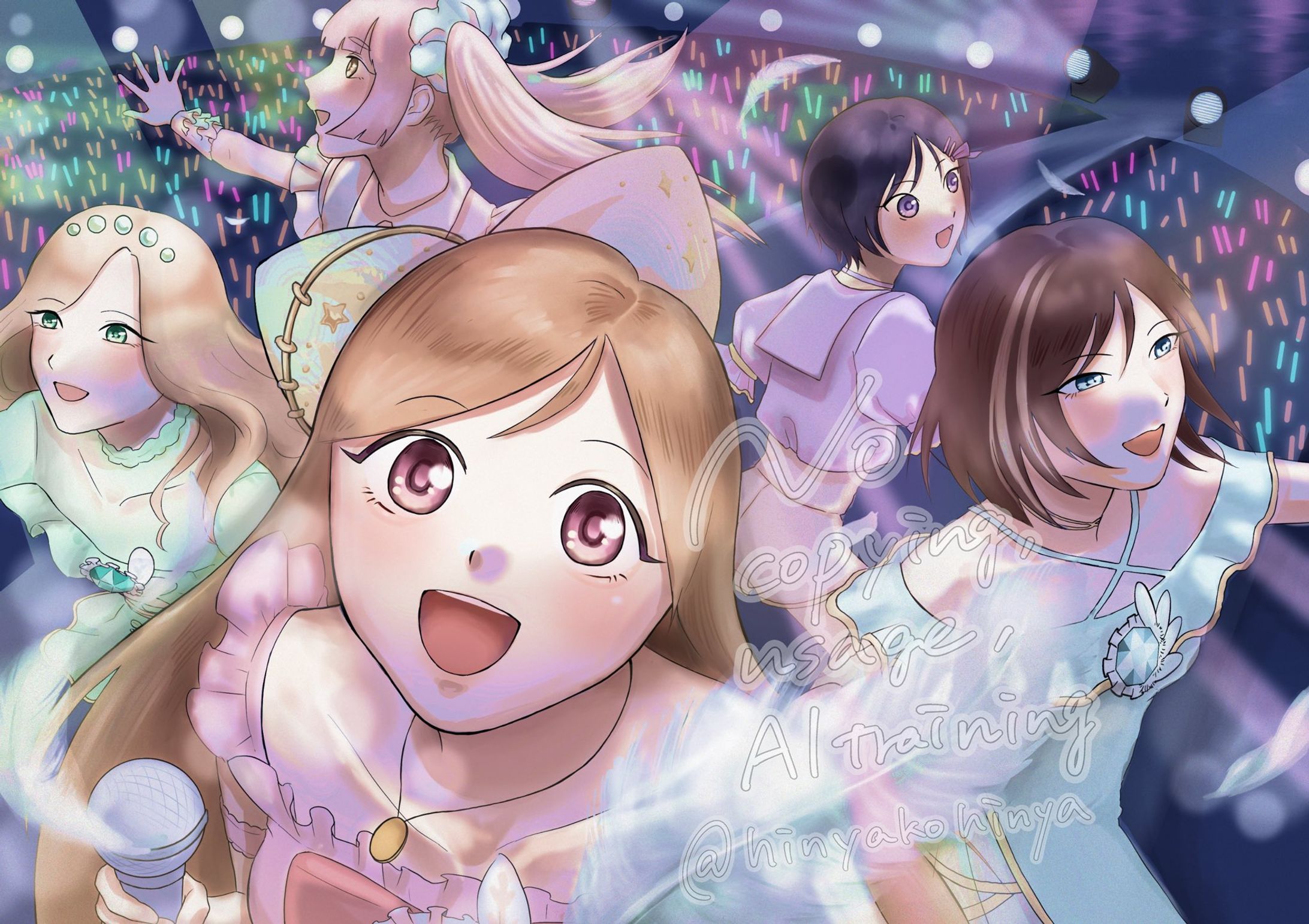 1枚絵 アイドルコンサート-1