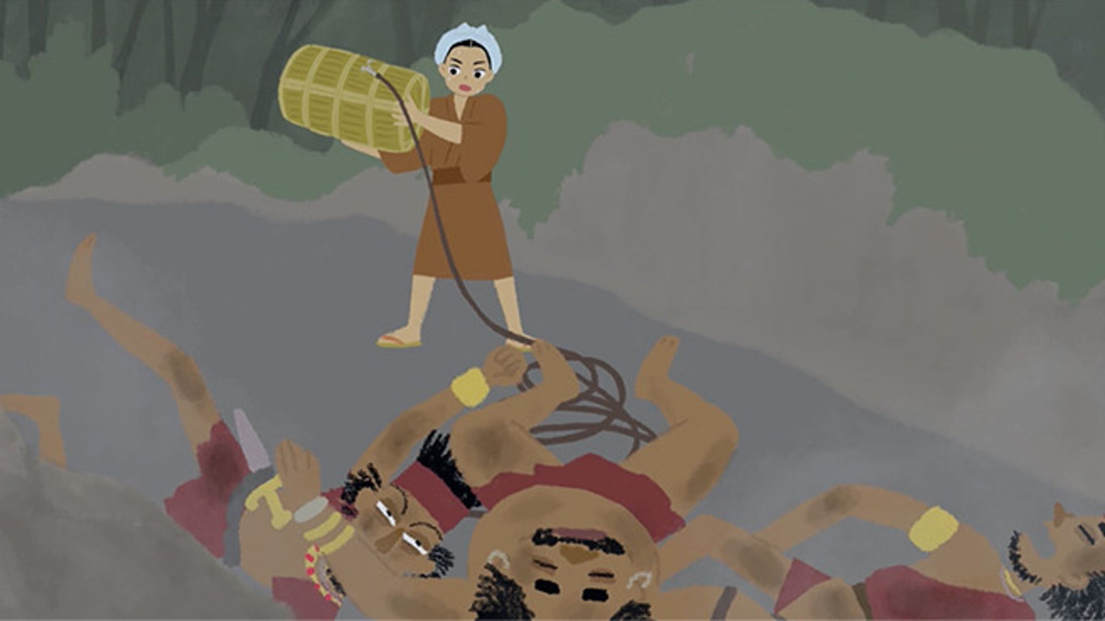 NHK沖縄 うちなー昔話「多幸山のフェーレー」-1