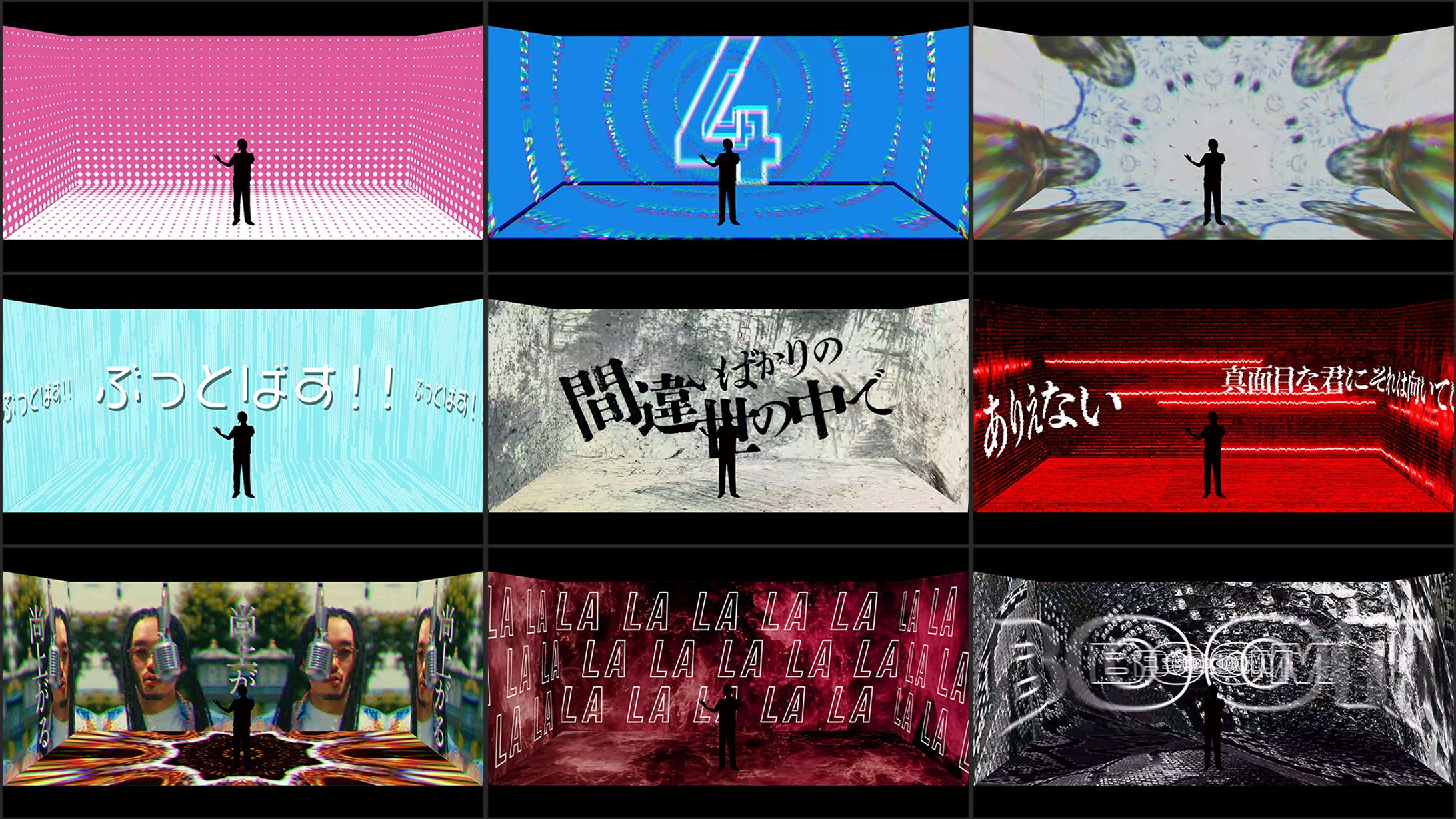 【LIVE BG Graphic】blackboard 背景LED映像制作-1