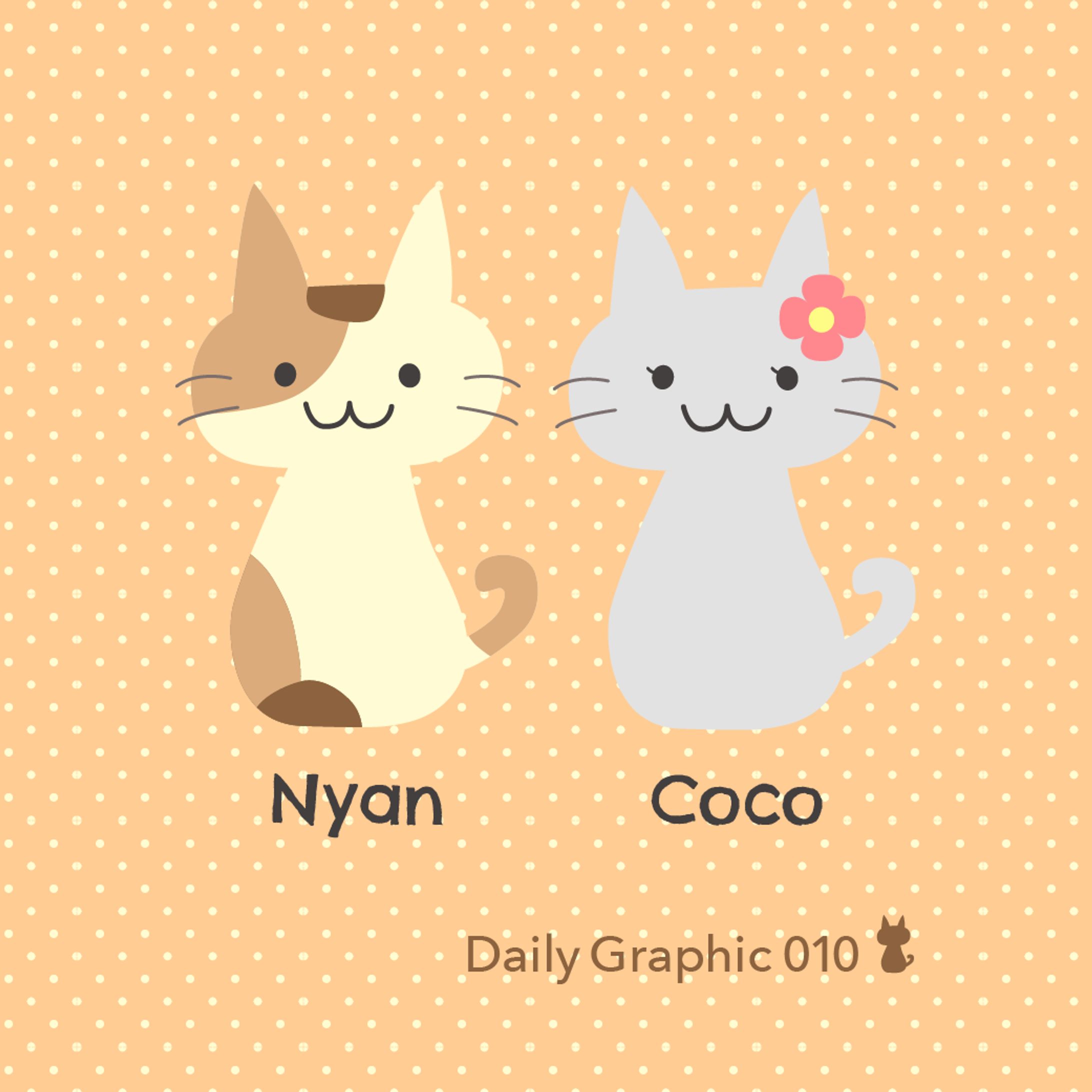 ペット預かりサービスのキャラクターデザイン(cocoda! Daily Graphic)-1