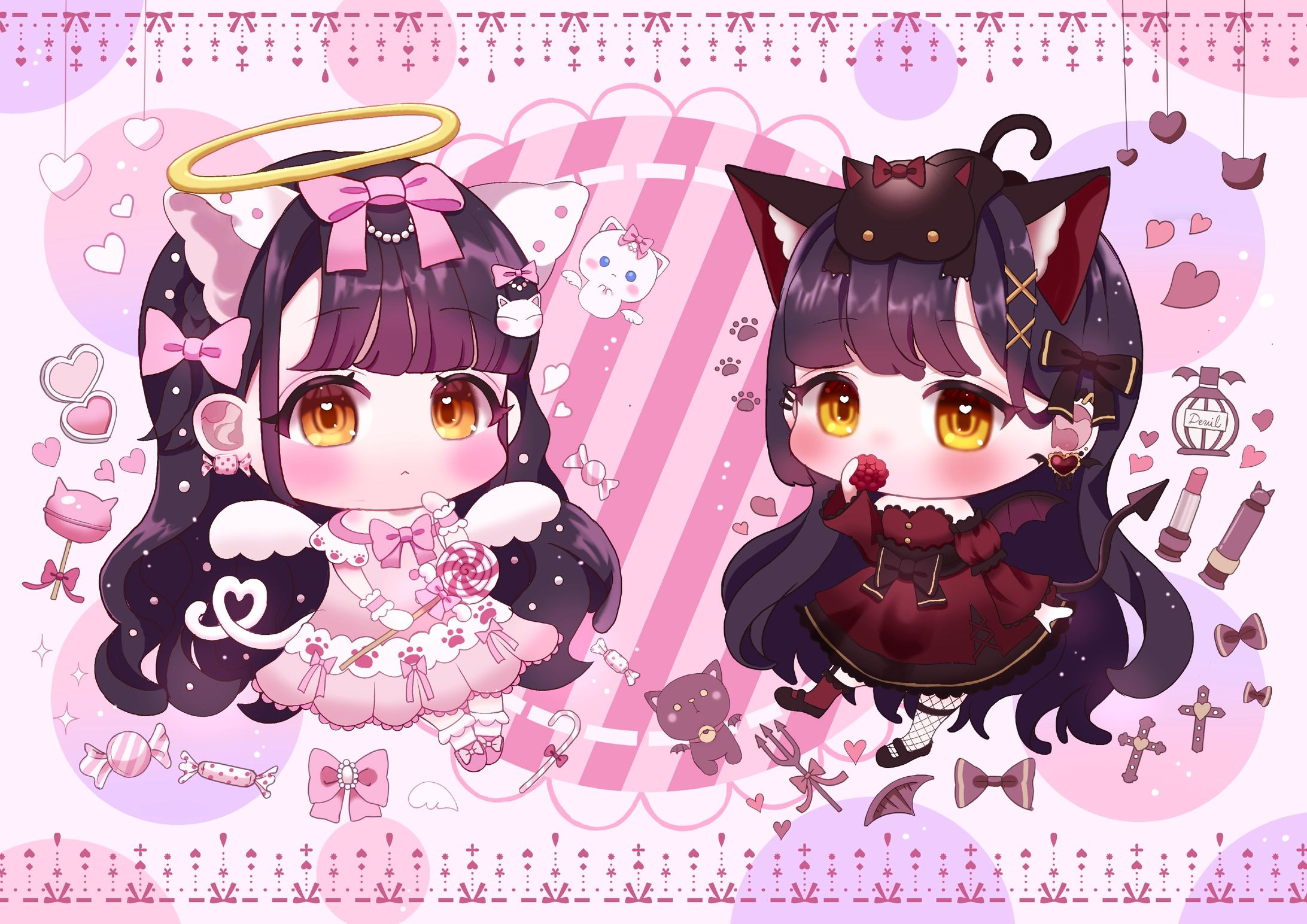 天使と悪魔のねこ-1