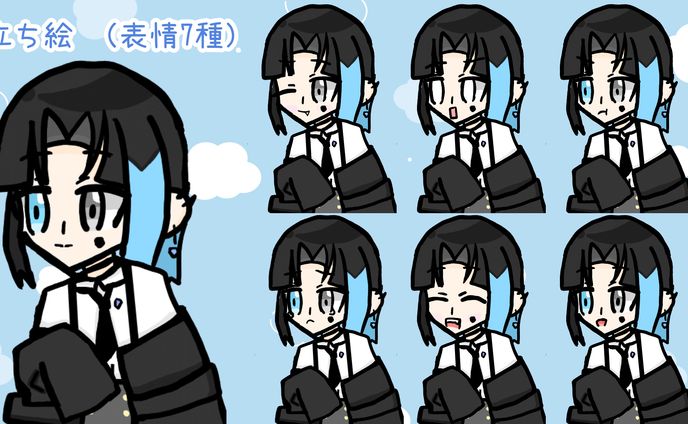 #いちのせあーと #新立ち絵