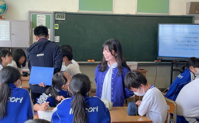【東伊豆町立稲取中学校】授業