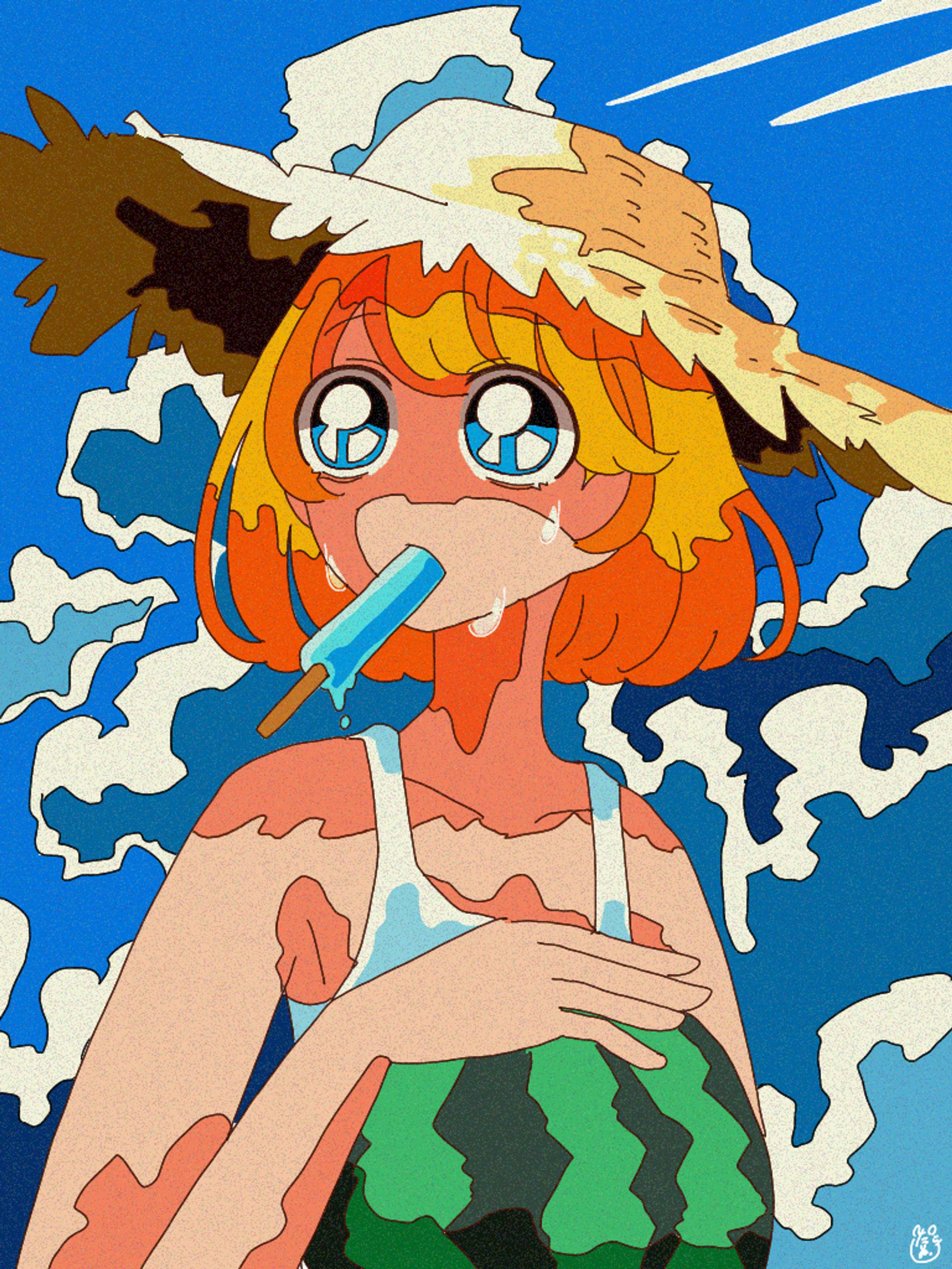 真夏の女の子-1