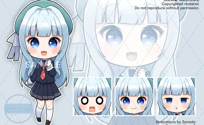 熊田あいす様SDイラスト