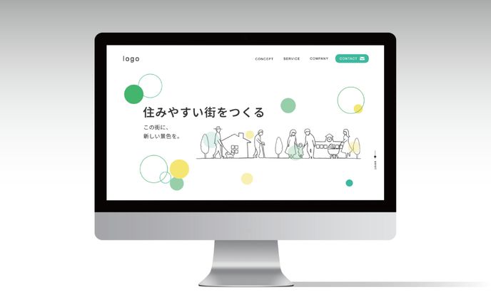 不動産サイトデザインｰTOP