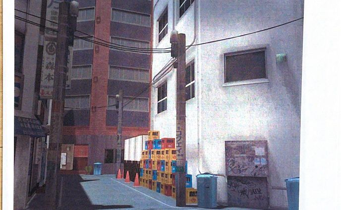 3DCG 街並み 4P