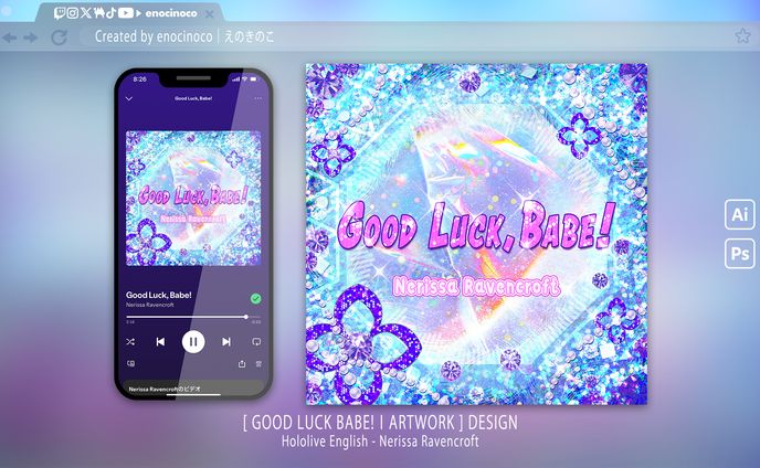 JACKET/ARTWORK｜Nerissa Ravencroft HololiveEN