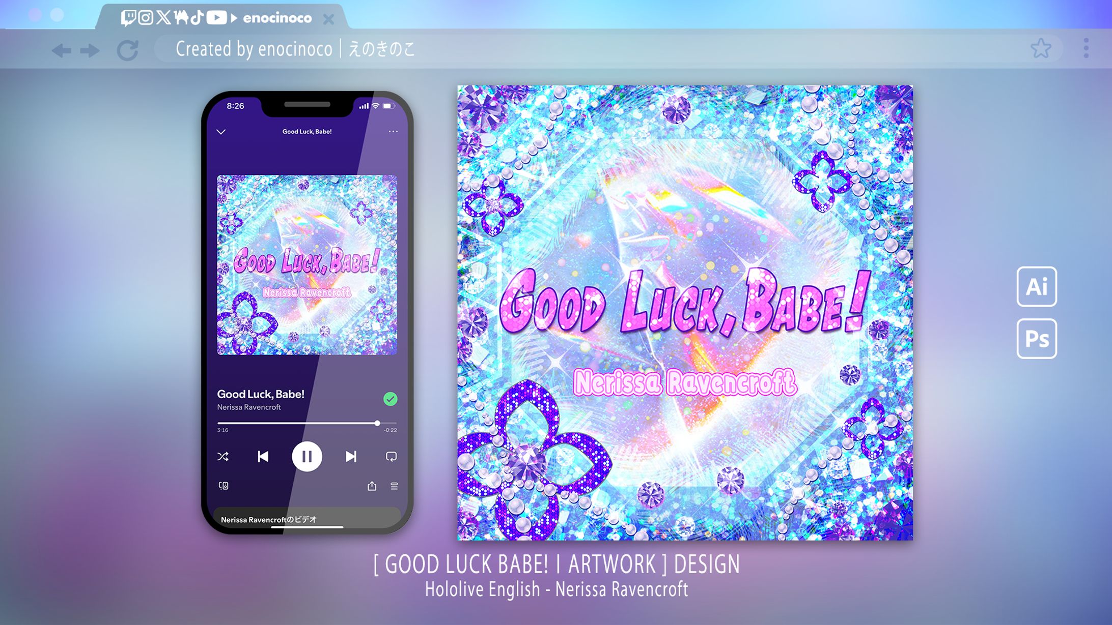 JACKET/ARTWORK｜Nerissa Ravencroft HololiveEN-1