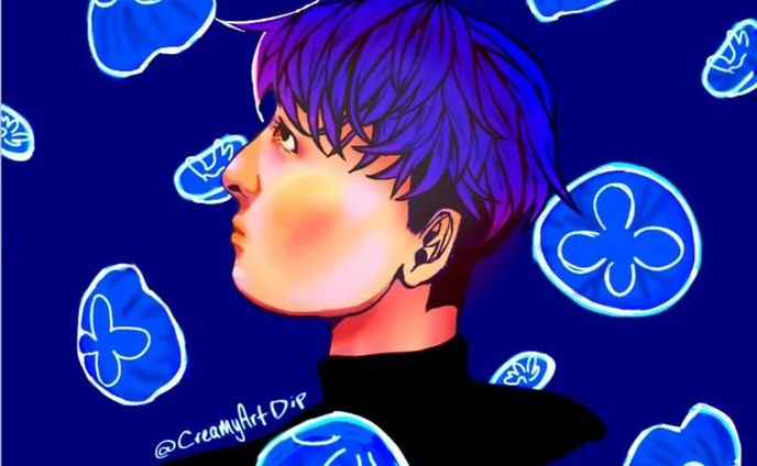 Jellyfish ✨✨
.
.
.
.
.
#jellyfish #moon #digitalart #digital #artistsoninstagram #digitalpainting #digitalillustration #commissionsopen #digitaldrawing #digitalartist #art #artist