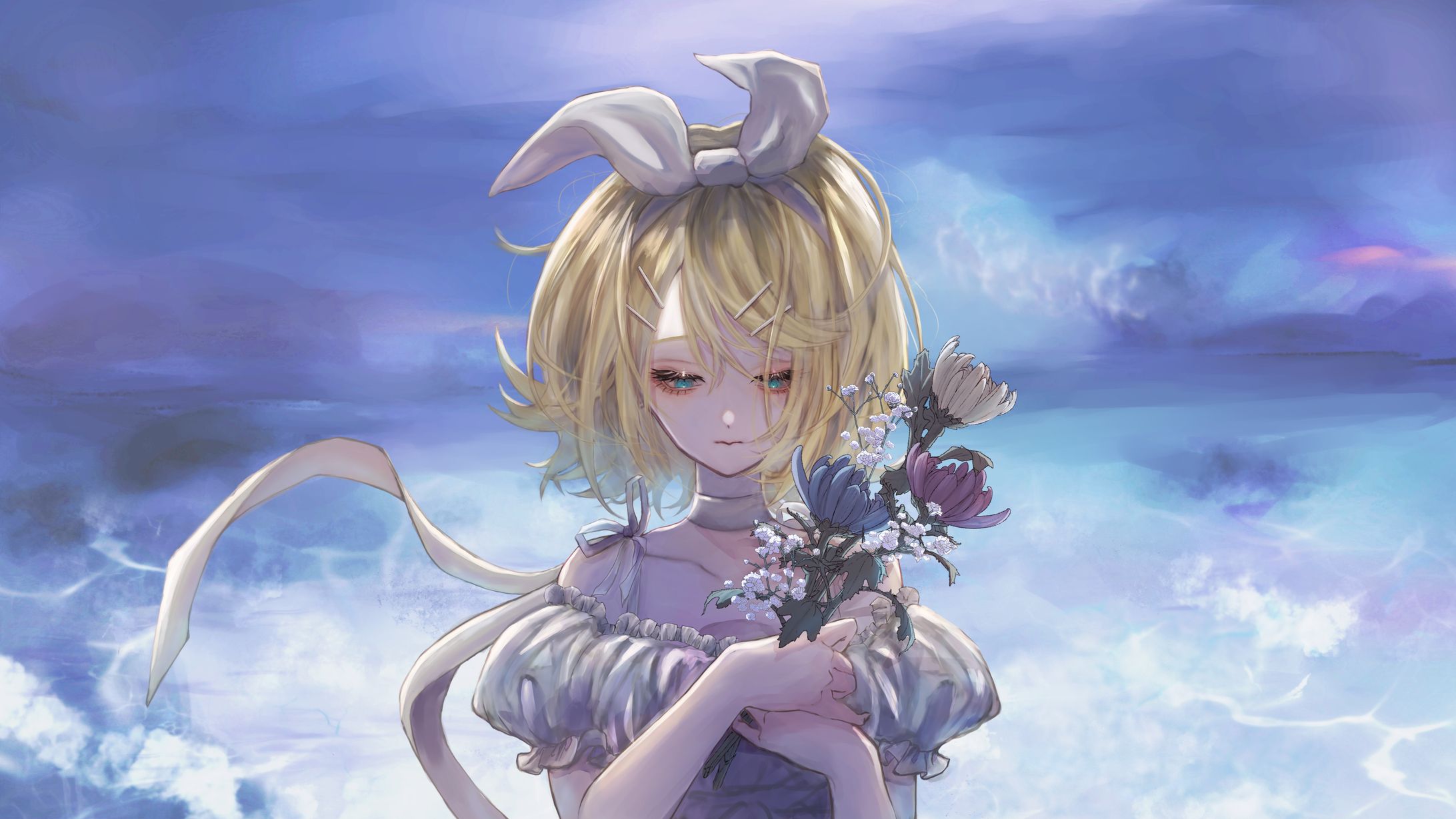 白菊は冬の大河に沈む/鏡音リン-1