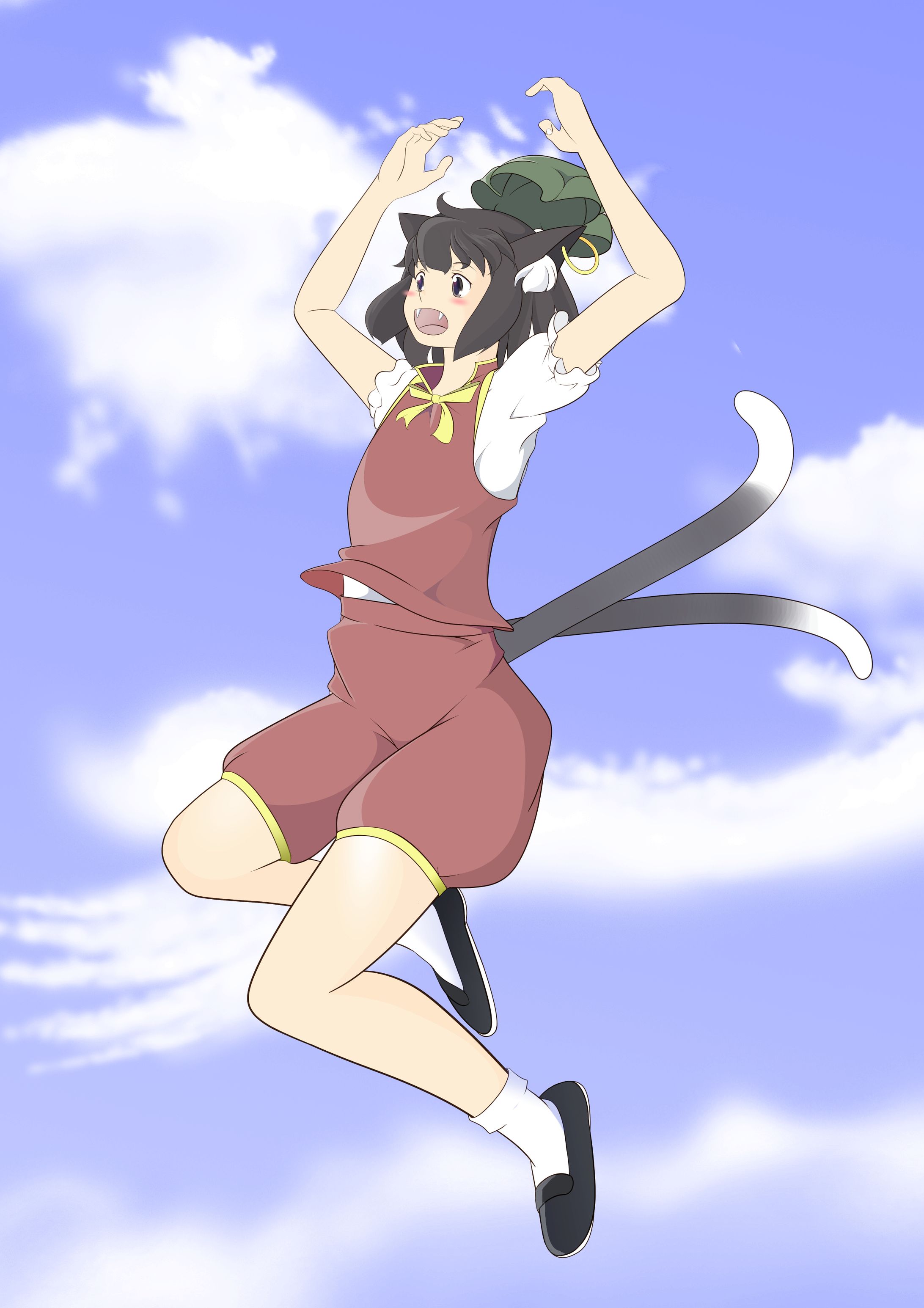 二次創作イラスト　東方(橙)-1