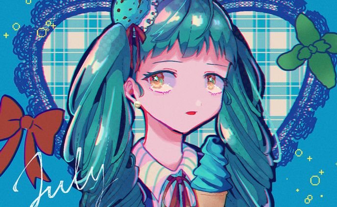 おえかき、女の子