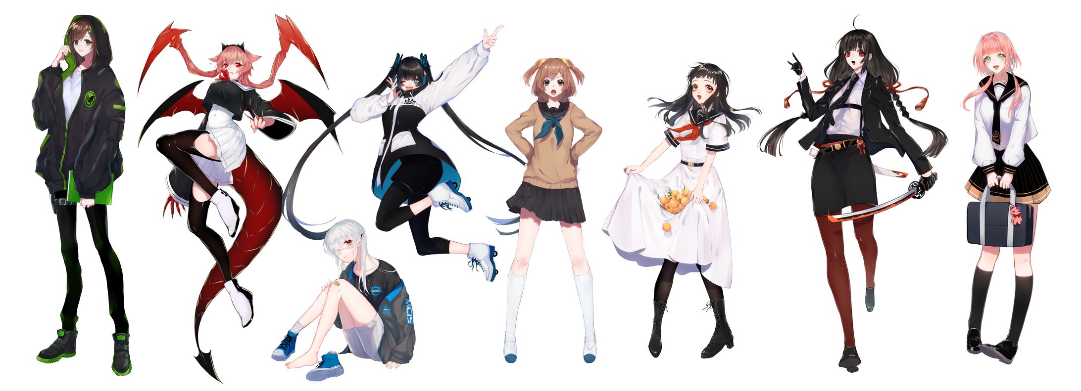 全身イラスト(女の子)-1