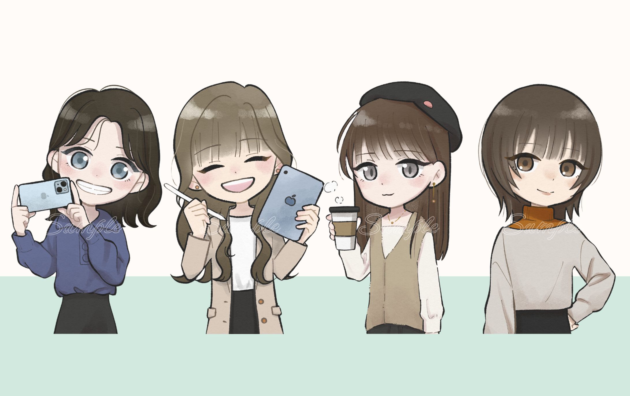 女の子イラスト / オリジナル-1