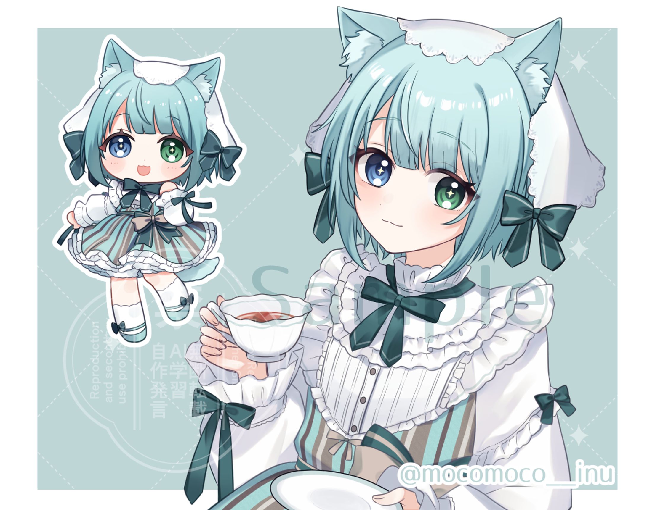 【ご依頼】一枚絵、ミニキャラ-1