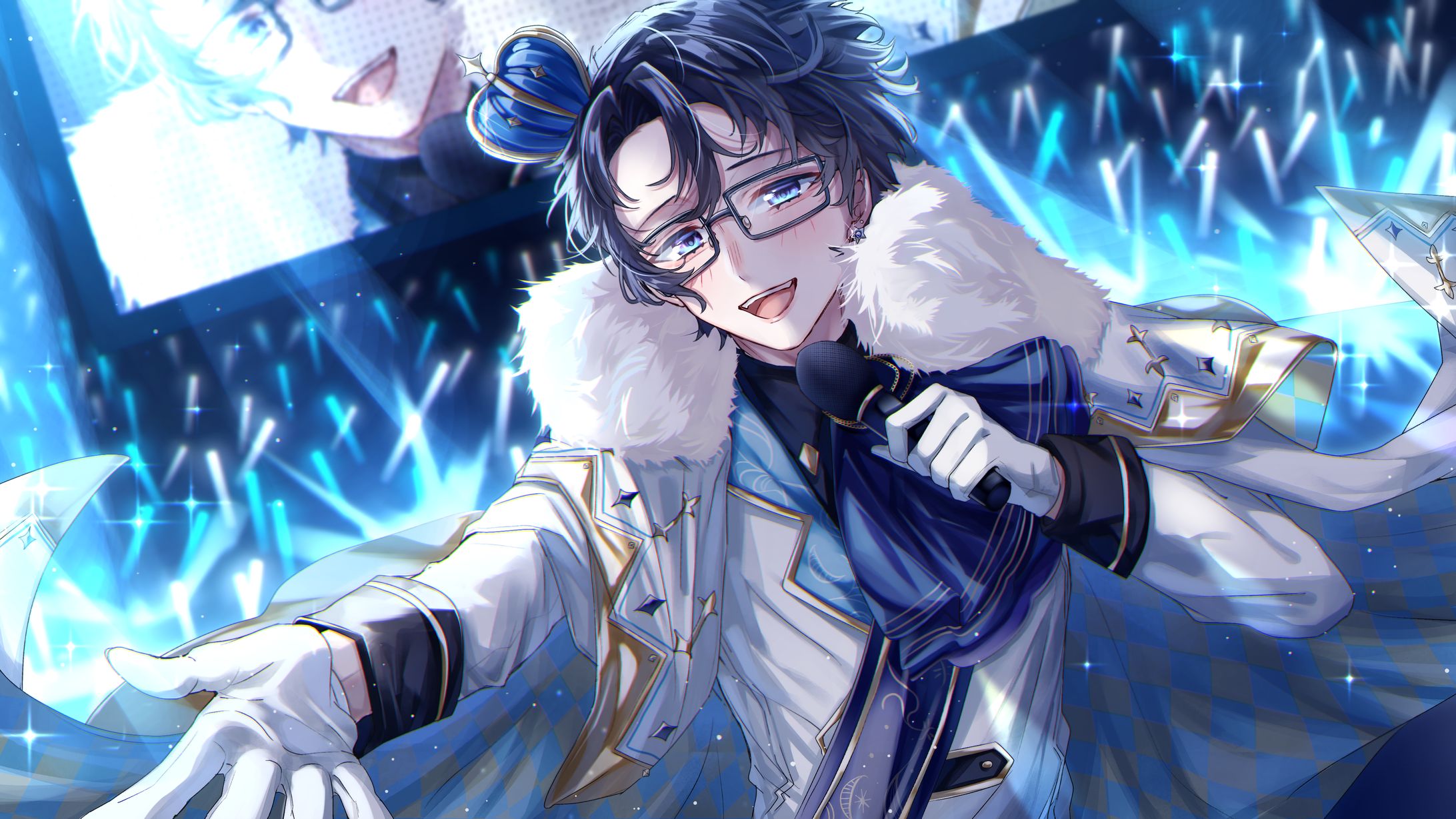 白星環 様一周年記念イラスト-1