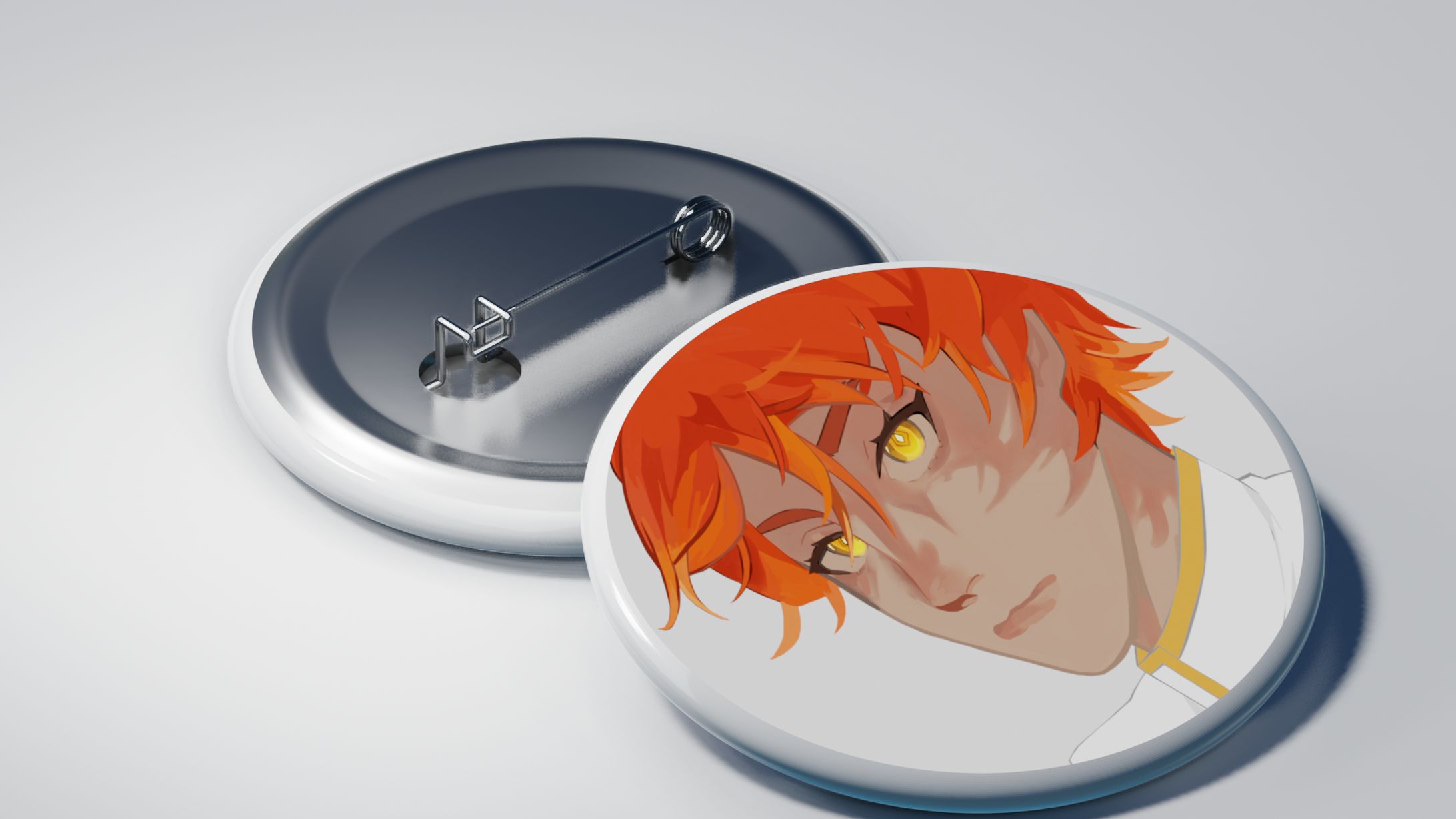 ”3DCG”　缶バッチ-1