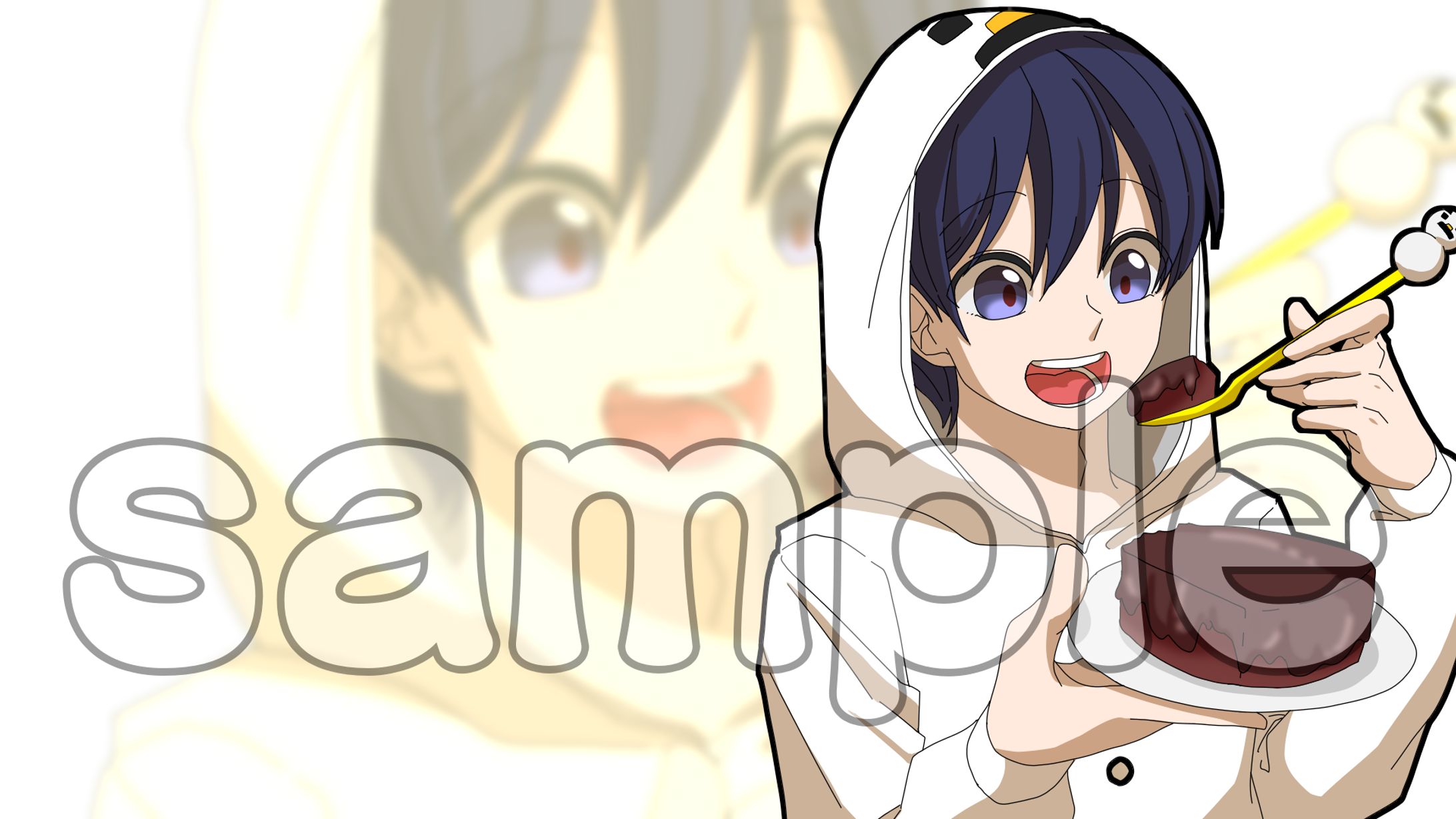 赤髪のともさんご依頼の2021年2月エンドカードイラスト-1