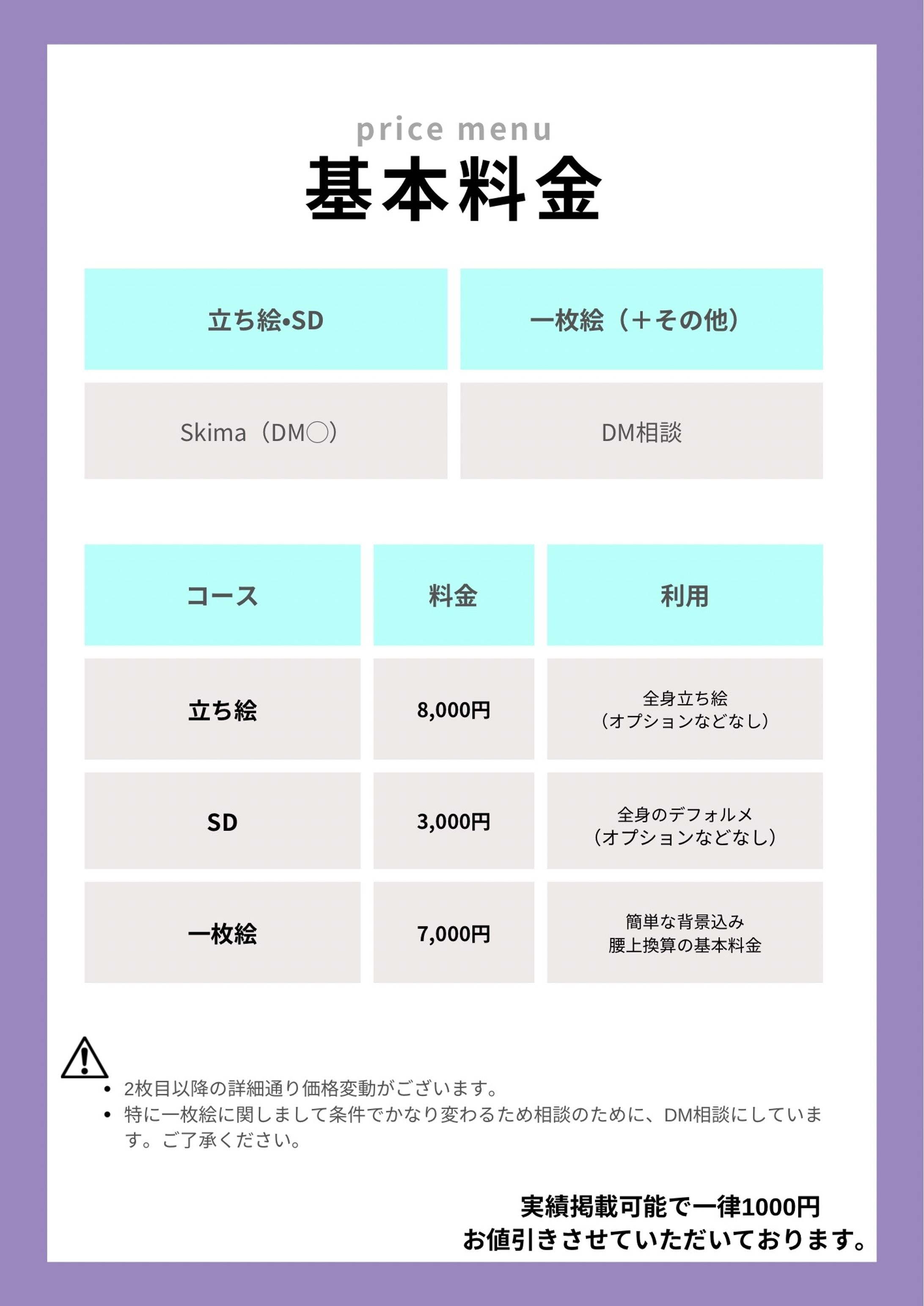 基本依頼料金について-1