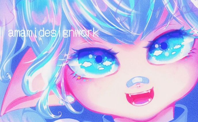 #水色界隈 #イラスト #天使界隈 #illustration