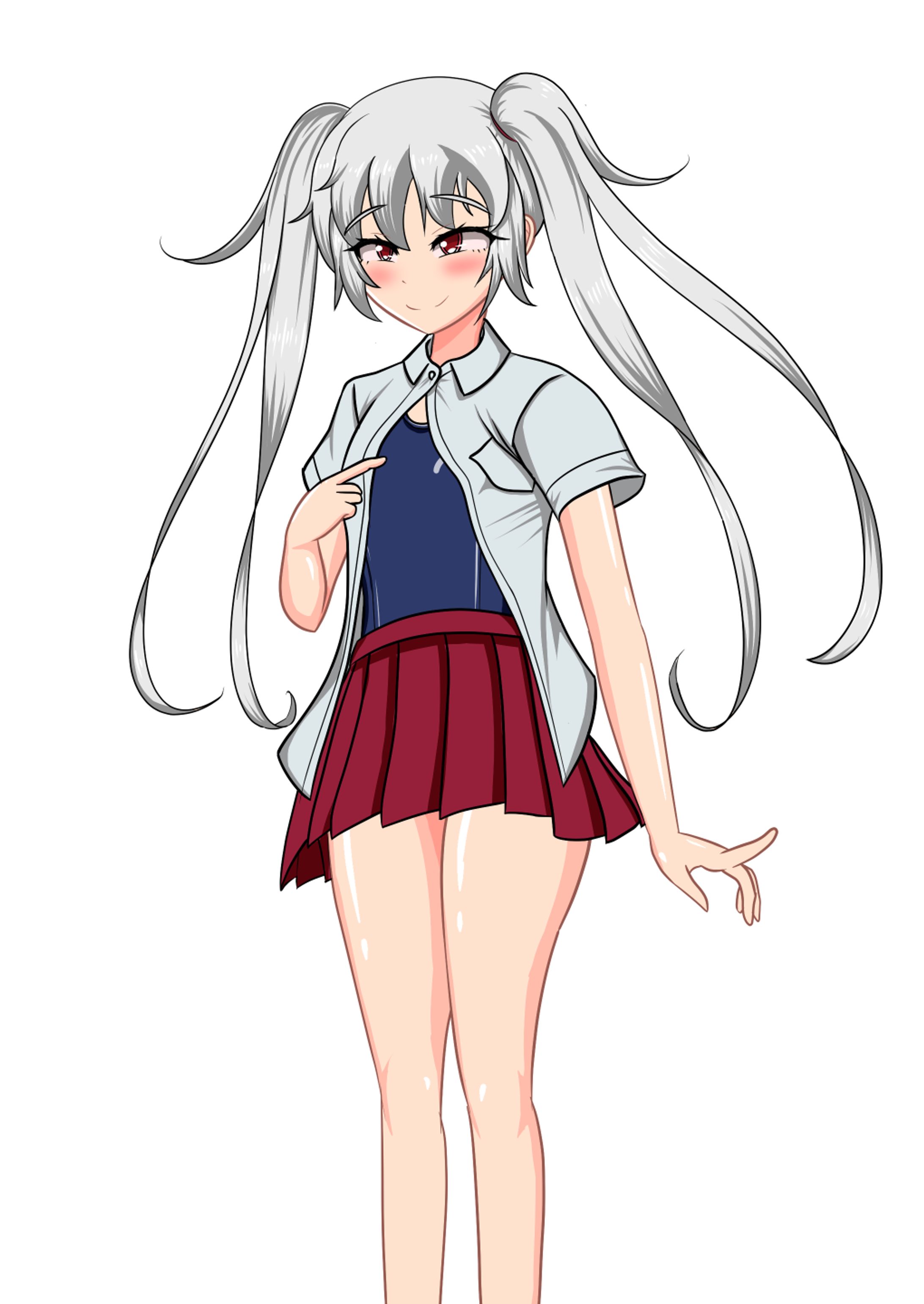 オリジナルキャラ立ち絵・アニメ02-1