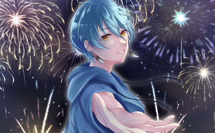 個人依頼　海島碧歌ってみたイラスト