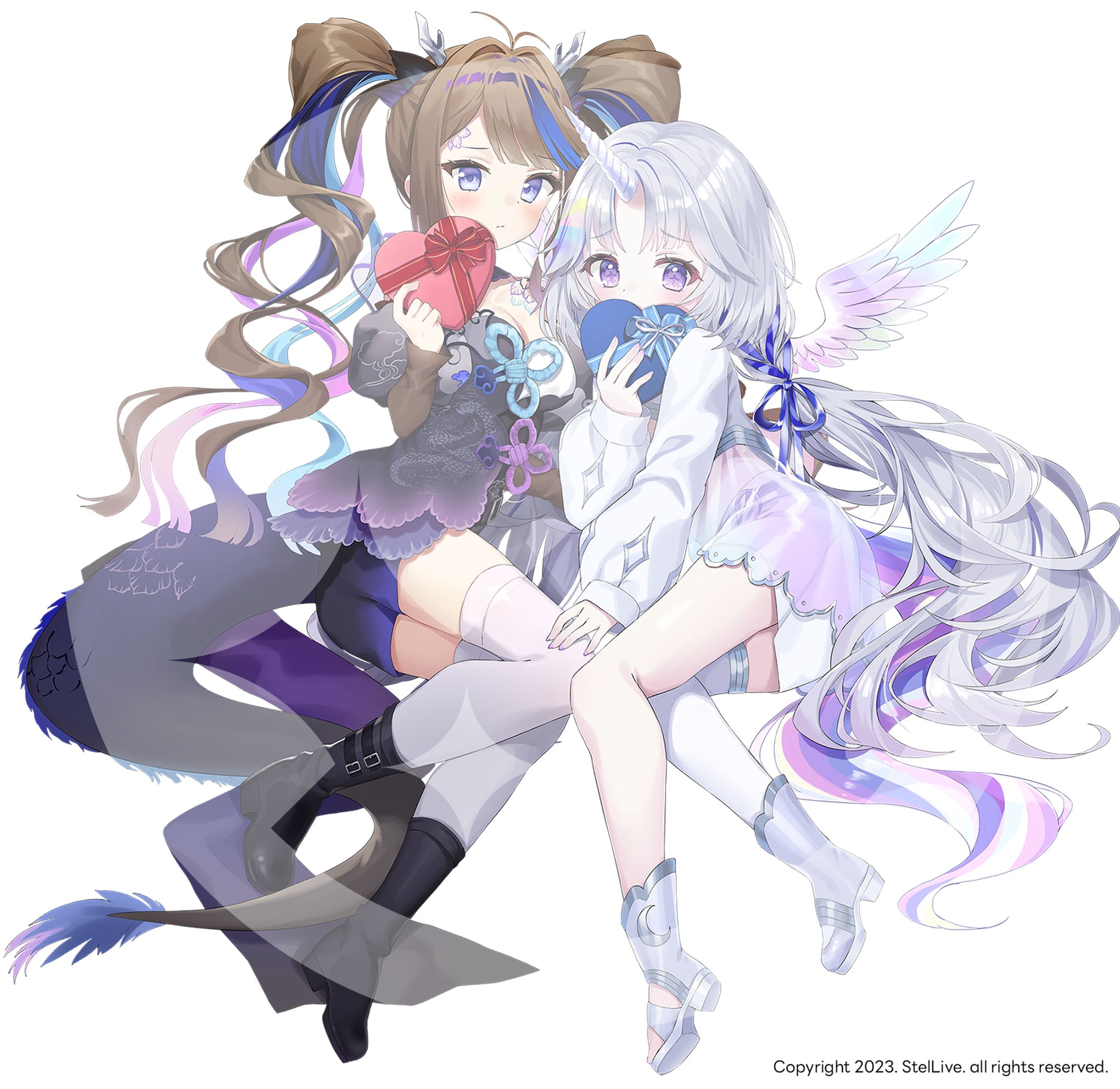 「STELLIVE」バレンタインデーイラスト-1